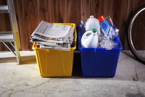 Types of business waste segregated for removal in Cricklewood
